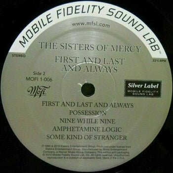 Vinyl Record The Sisters Of Mercy - First And Last And Always (LP) - 4