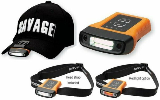 Rybářské osvětlení / Čelovka Savage Gear MP Flip and Cap Head Lamp - 2