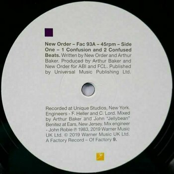 Vinyl Record New Order - Fac 93 (Remastered) (LP) - 3