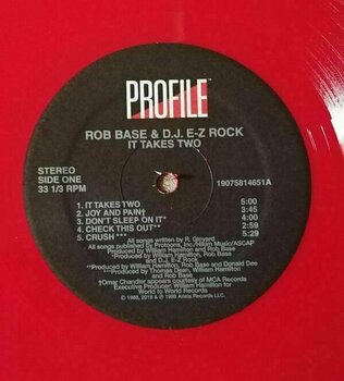 LP Rob Base & Dj EZ Rock - It Takes Two (Anniversary Edition) (LP) - 3