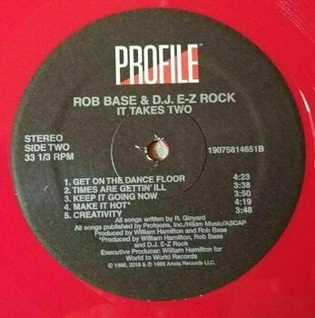 Disco in vinile Rob Base & Dj EZ Rock - It Takes Two (Anniversary Edition) (LP) - 4