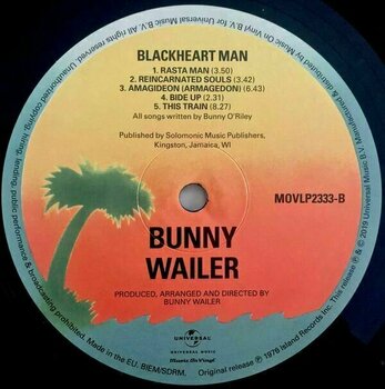 Vinyl Record Bunny Wailer - Blackheart Man (LP) - 4