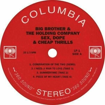 Hanglemez Big Brother & The Holding - Sex, Dope And Cheap Thrills (LP) - 3