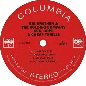 Hanglemez Big Brother & The Holding - Sex, Dope And Cheap Thrills (LP) - 4