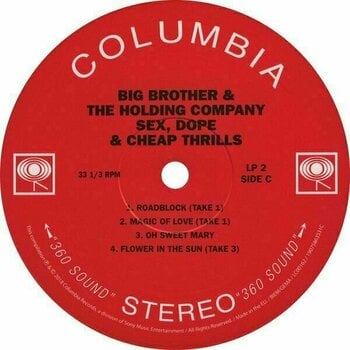 Hanglemez Big Brother & The Holding - Sex, Dope And Cheap Thrills (LP) - 5