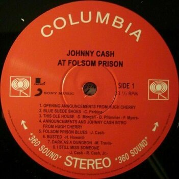 Vinyl Record Johnny Cash - At Folsom Prison (2 LP) - 3