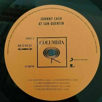 Hanglemez Johnny Cash - At San Quentin (LP) - 4