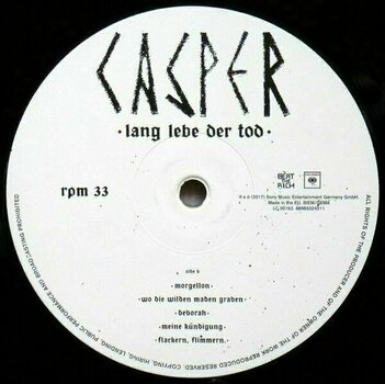 Hanglemez Casper - Lang Lebe Der Tod (LP) - 5