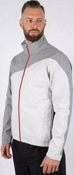 Waterproof Jacket Galvin Green Aaron Gore-Tex Cool Grey/Sharkskin/Red Orange M - 7