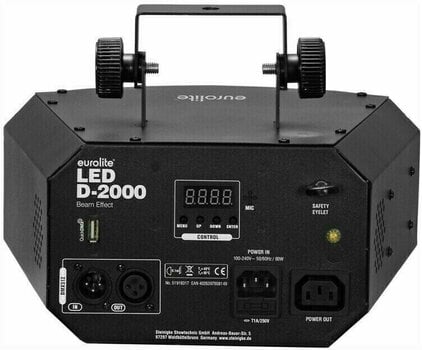 Effetto Luce Eurolite LED Derby 5x10W RGBWA - 2