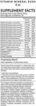 Multivitaminico Sunwarrior Vitamin Mineral Rush 236,5 ml Multivitaminico - 2