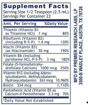 B-vitamin PRL MAX B-ND Ingen smag 59 ml B-vitamin - 2