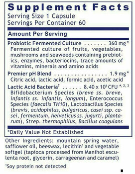 Overige voedingssupplementen PRL Premier Probiotic 60 caps Smaakloos Overige voedingssupplementen - 2
