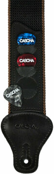 Tekstylne gitarowe pasy Cascha Guitar strap - Black - 6