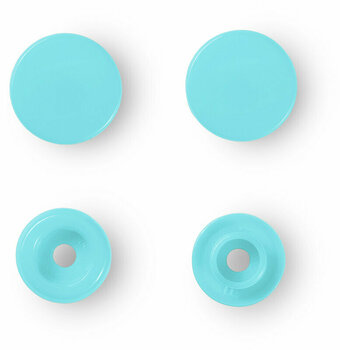 Fermetures à pression PRYM Color snaps Fermetures à pression Light Turquoise 12,4 mm - 2