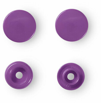 Snap gumbi PRYM Color snaps Snap gumbi Lilac 12,4 mm - 2