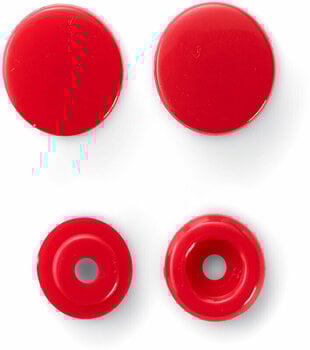 Fermetures à pression PRYM Color snaps Fermetures à pression Red 12,4 mm - 2