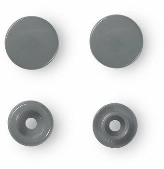 Zacvakávací knoflíky PRYM Color snaps Zacvakávací knoflíky Silver Grey 12,4 mm - 2
