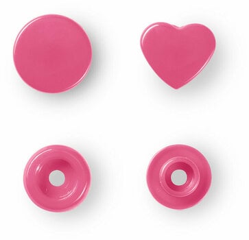 Rõhknööbid PRYM Non-Sew Colorsnaps Heart Pink - 2