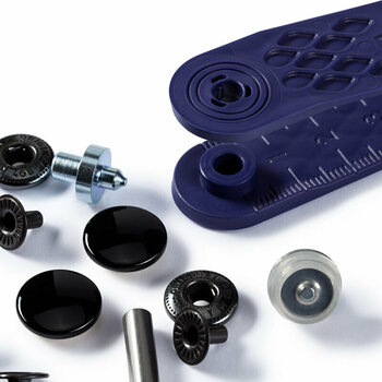 Fermetures à pression PRYM Anorak Fermetures à pression Black 15 mm - 3