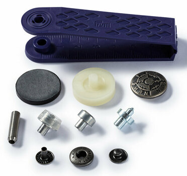 Fermetures à pression PRYM Anorak Fermetures à pression Antique Silver Fusion 20 mm - 2