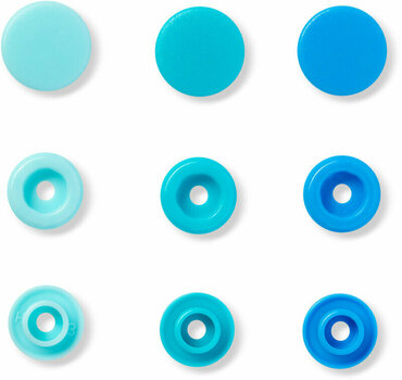 Botões de pressão PRYM Color Snaps Botões de pressão Blue 12,4 mm - 2