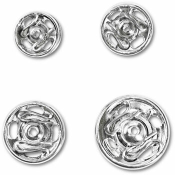 Snap Fasteners PRYM 341270 Snap Fasteners 11 mm-6 mm Silver - 2