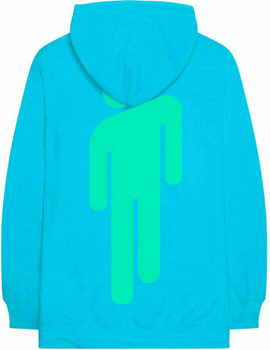 Hættetrøje Billie Eilish Hættetrøje Logo & Blohsh Turquoise L - 2