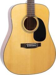 Dreadnought Guitar Recording King RD-318 Natural Gloss Dreadnought Guitar - 1