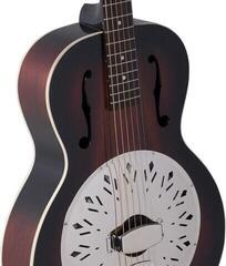 Resonaattorikitara Recording King RR-41-VS Gloss Sunburst Resonaattorikitara - 3