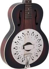 Resonaattorikitara Recording King RR-41-VS Gloss Sunburst Resonaattorikitara - 4