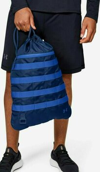 Lifestyle Rucksäck / Tasche Under Armour Sportstyle Blau 25 L Gymsack - 4