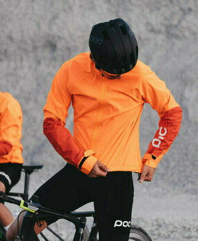 Veste de cyclisme, gilet POC Avip Rain Jacket Zink Orange S - 3