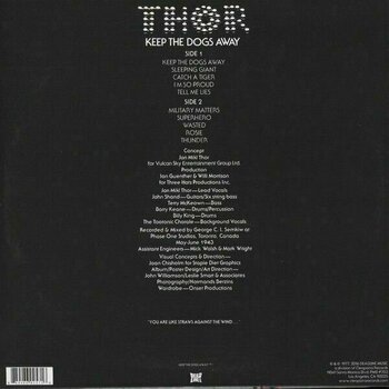 Vinyl Record Thor - Keep The Dogs Away (LP) - 2