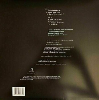 Vinyl Record Joshua Redman Quartet - Come What May (LP) - 2