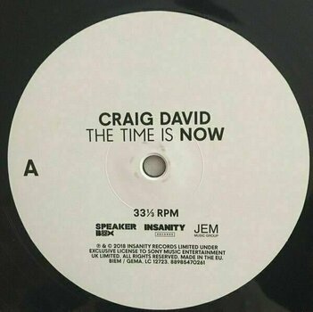 Vinyl Record Craig David - Time is Now (2 LP) - 2