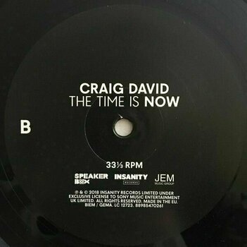 Vinyl Record Craig David - Time is Now (2 LP) - 3