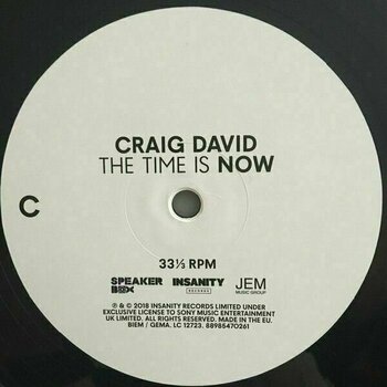 Vinyl Record Craig David - Time is Now (2 LP) - 4