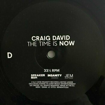 Vinyl Record Craig David - Time is Now (2 LP) - 5