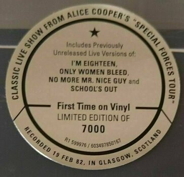 Vinyylilevy Alice Cooper - RSD - Live From The Apollo Theatre Glasgow, Feb 19, 1982 (LP) - 6