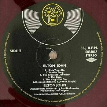 Hanglemez Elton John - Elton John (Purple Transparent) (2 LP) - 4