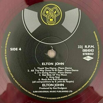 Hanglemez Elton John - Elton John (Purple Transparent) (2 LP) - 6