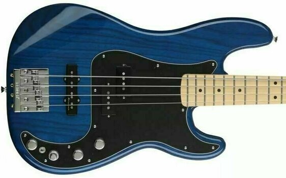 4-string Bassguitar Fender Deluxe Active Precision Bass Special MN Sapphire Blue - 2