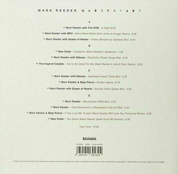 Vinyl Record Mark Reeder - Mauerstadt (LP) - 2