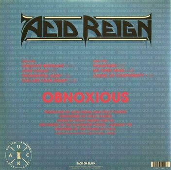 Vinyl Record Acid Reign - Obnoxious (LP) - 4