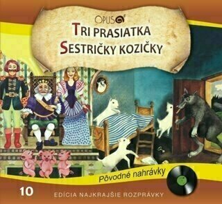 Hudobné CD Najkrajšie Rozprávky - Tri Prasiatka / Sestričky kozičky (CD) - 2