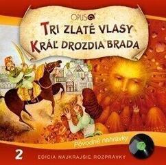 Musik-CD Najkrajšie Rozprávky - Tři zlaté vlasy / Kráľ Drozdia Brada (CD) - 1