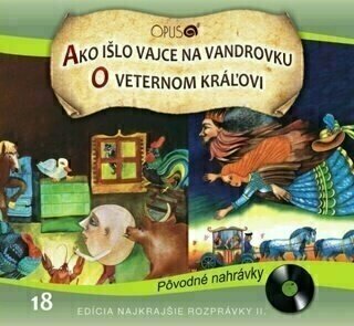 CD musique Najkrajšie Rozprávky - Ako išlo vajce na vandrovku / O veternom kráľovi (CD) - 2
