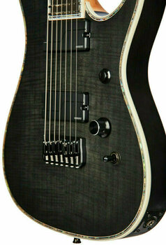 Elektrische gitaar BC RICH Shredzilla Extreme 7 Exotic Transparent Black - 4