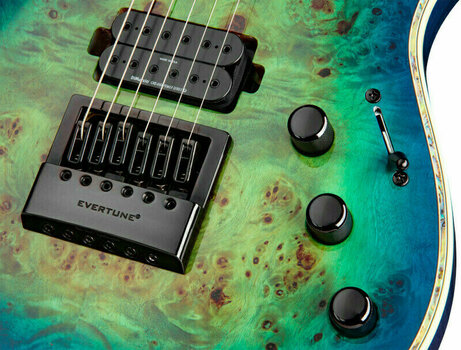 Electric guitar BC RICH Shredzilla Prophecy Archtop Cyan Blue - 5